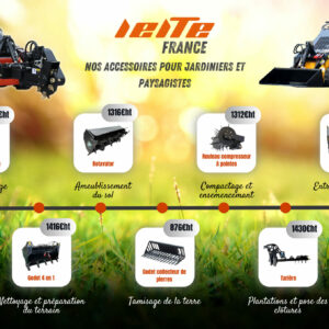 Practical guide to land reclamation with the LTH380 Leite mini loader and accessories